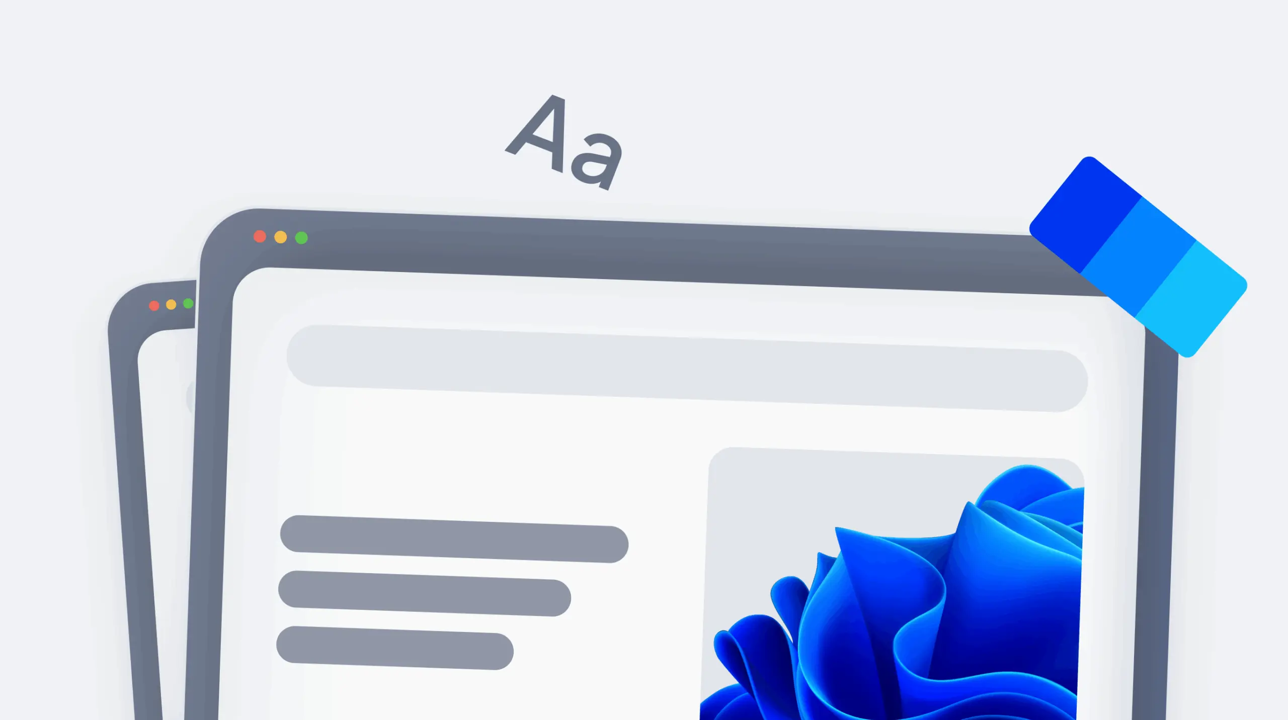 Tablet mit Website-Illustration als Symbol für Webdesign-Leistungen – Linebyline Agentur Rosenheim